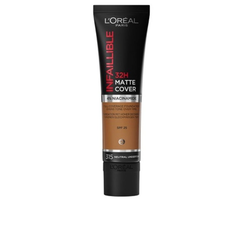 L'Oreal Paris Infallible 32H Matte Foundation Cover 315 Neutral Undertone 30ml
