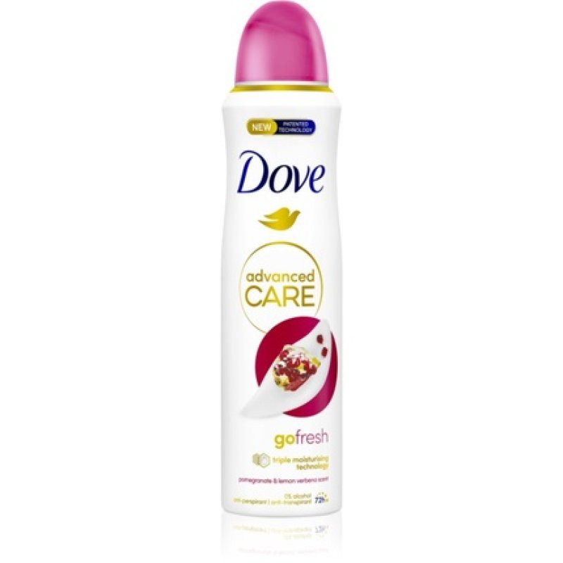 Dove Advanced Care Go Fresh Pomegranate Lemon Verbena 150ml Deodorant & Antiperspirant