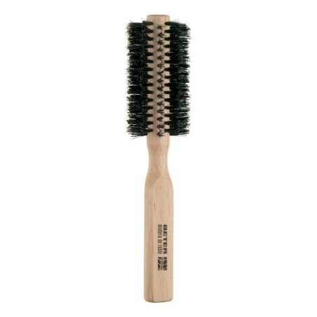 Round Oak Wood Brush with Mixed Bristles 46mm Diameter