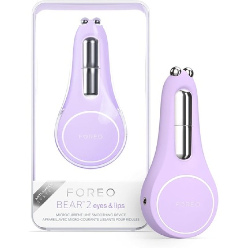 FOREO BEAR 2 Eyes & Lips Microcurrent Line Smoothing Instant Face Lift Eye Care Device Brow Lift Dark Circles Under Eye