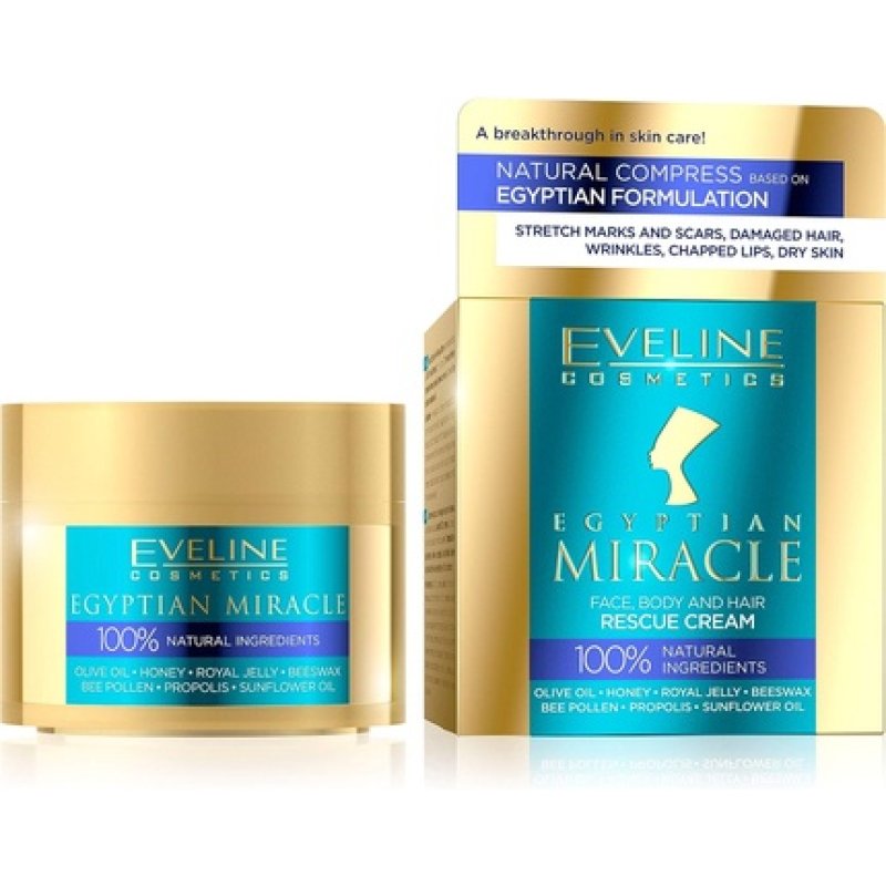 Eveline Cosmetics Egyptian Miracle Face Body and Hair Universal Rescue Cream 40ml