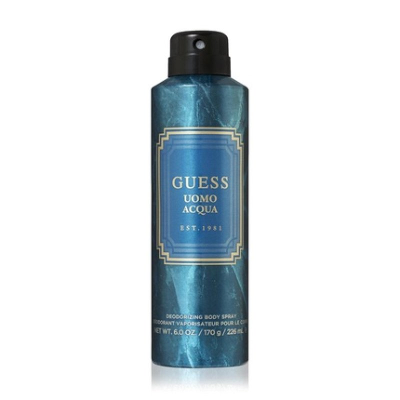 GUESS Uomo Acqua Deodorizing Body Spray For Men 6.0 oz.