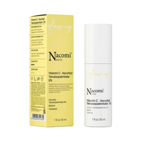 Nacomi Next Level Face Serum Vitamin C Ascorbyl Tetraisopalmitate 5% 30ml