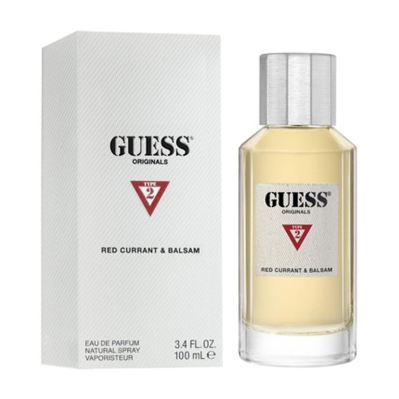 GUESS Originals Type 2 Red Currant & Balsam Eau de Parfum Perfume Spray 3.4 Fl. Oz.