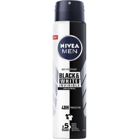 Nivea Black & White Invisible Original Antiperspirant Spray 250ml