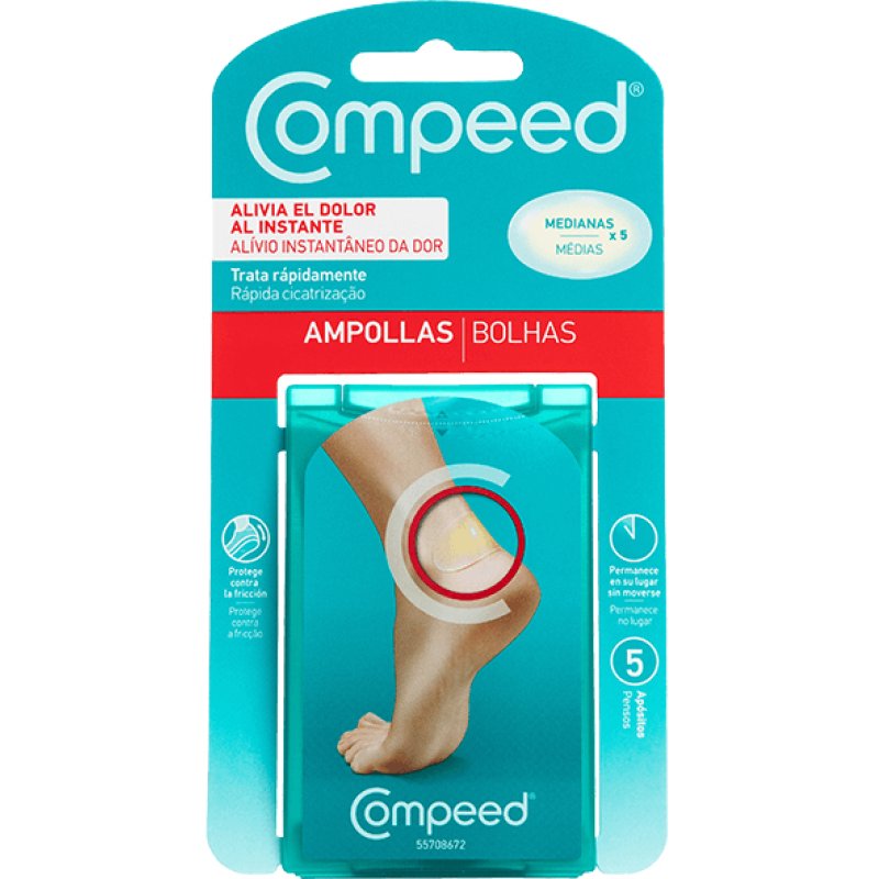 Compeed 5708932010429 adhesive bandage 4.2 x 6.8 cm 5 pc(s)