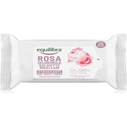 Equilibra Face Hyaluronic Pink Micellar Wipes with Fermented Rose Water