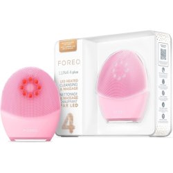 FOREO Luna 4 Plus Facial Cleansing Brush with NIR and LED Red Mask for Deep Cleansing and Firming - Normal Skin