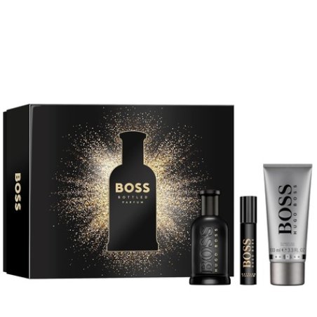 Hugo Boss Bottled Parfum for Men Three Piece Holiday Gift Set