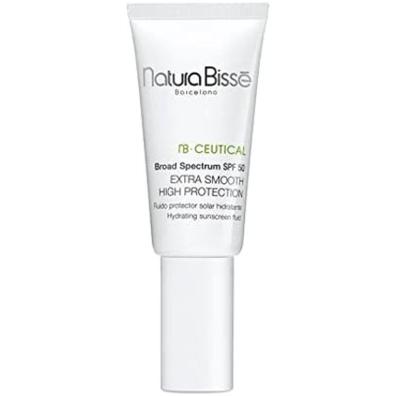 Natura Bissé SPF 50 Extra Smooth High Protection Hydrating Facial Sunscreen Fluid for Sensitive and Dry Skin with