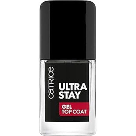 Catrice Ultra Stay Gel Top Coat - Transparent, Long-Lasting, Quick-Drying, Enlarging, Vegan, 10 Ml