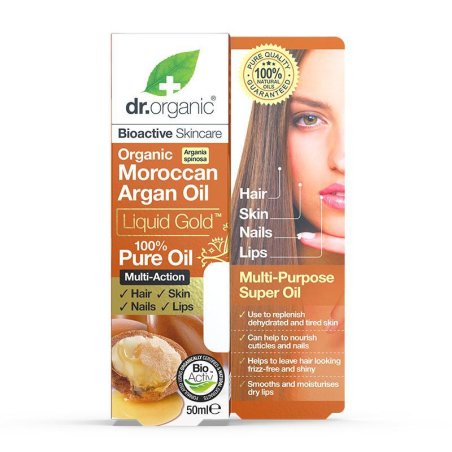Dr Organic Moroccan Argan Oil Pure Oil Hair oil 50 ml Women