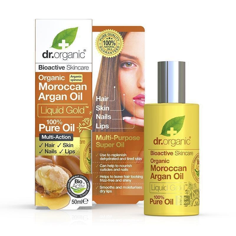 Dr Organic Moroccan Argan Oil Pure Oil Hair oil 50 ml Women