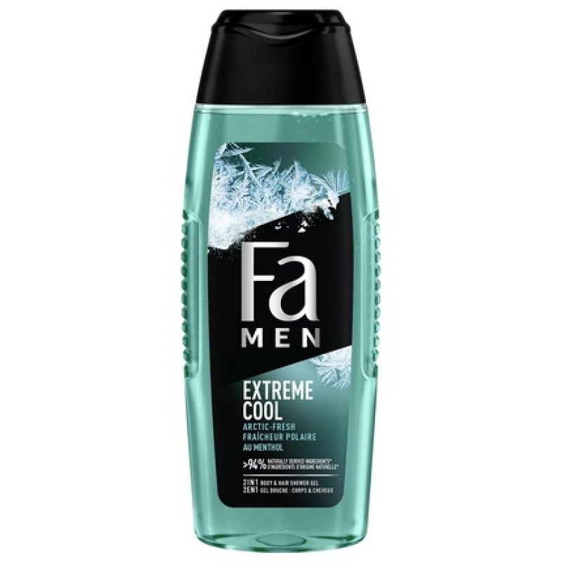 Fa Men Extreme Cool pH-Neutral Shower Gel for Men 250ml