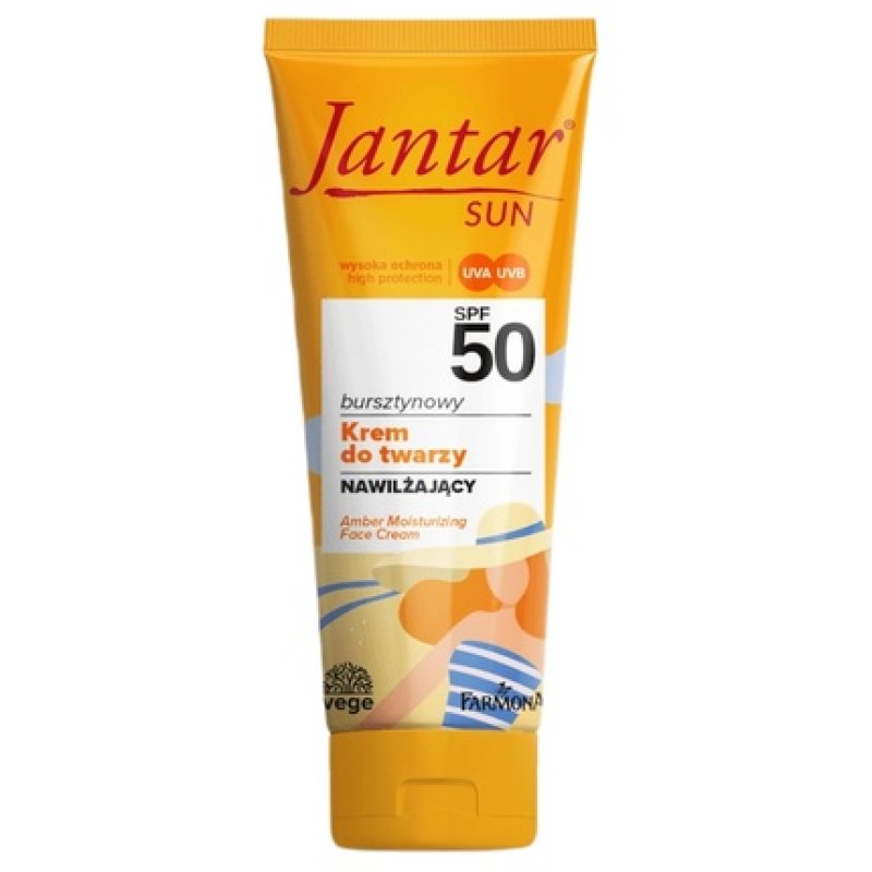 Jantar Amber Moisturizing Face Cream Spf50 50ml