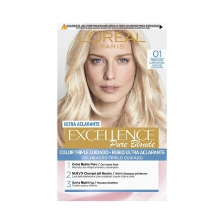 L'oreal Excellence Cream Tint Hair Color No 01 Pure Blonde 23g