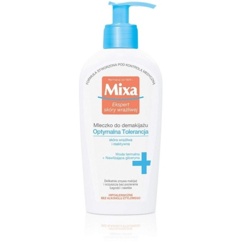Mixa Make-Up Remover Milk Optimal Tolerance Light Emulsion for Sensitive Skin 200ml