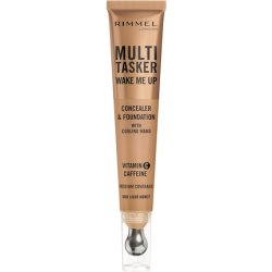 Rimmel Multi-Tasker Wake Me Up Foundation & Concealer 20ml 060 Light Honey