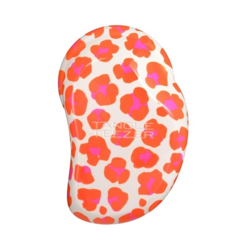 Tangle Teezer The Original Mini Detangling Brush for Traveling and Small Hands Printed Orange Safari