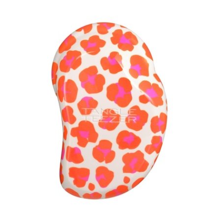 Tangle Teezer The Original Mini Detangling Brush for Traveling and Small Hands Printed Orange Safari