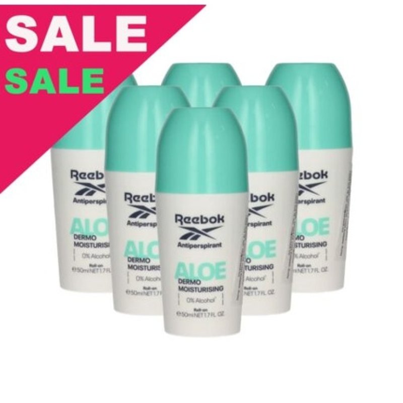 Reebok Aloe Moisturizing Women's Roll-On Deodorant 50ml