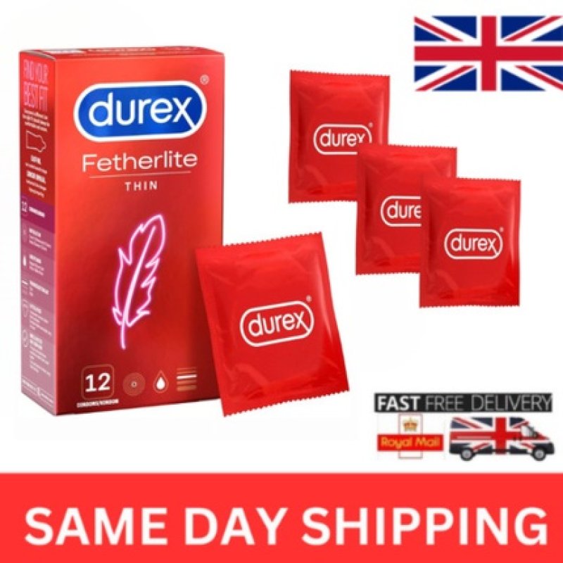 Durex Featherlite Thin Condoms Close Fit Condoms Multiple Quantities