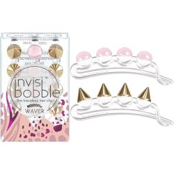 Invisibobble Waver Wildlife Nightlife Hair Clip Gold Pink Girls Women Hair Accessories Strong Hold Limited Collection