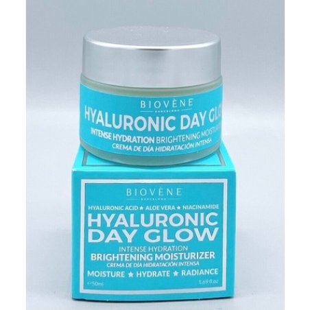 Biovene Hyaluronic Day Glow Hydration Brightening Moisturizer 1.69oz