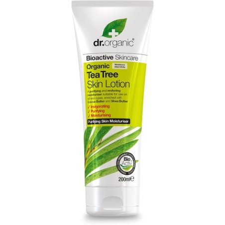 Dr Organic Tea Tree Lotion Natural Vegan Cruelty Free Paraben & SLS Free 200ml