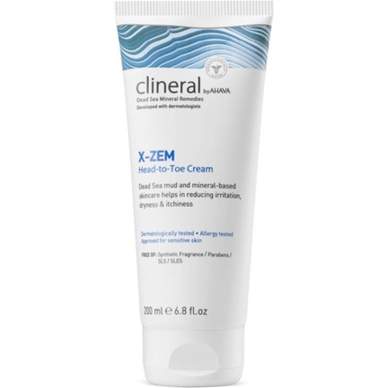 AHAVA Clineral X-ZEM Head to Toe Cream Body Cream 200ml