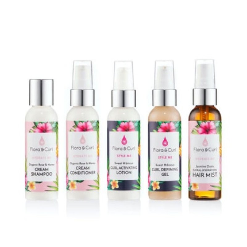 Flora And Curl Women's Mini Essentials Hair Set 5 Pieces