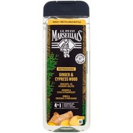 Le Petit Marseillais Ginger Cypress Wood Shower Gel