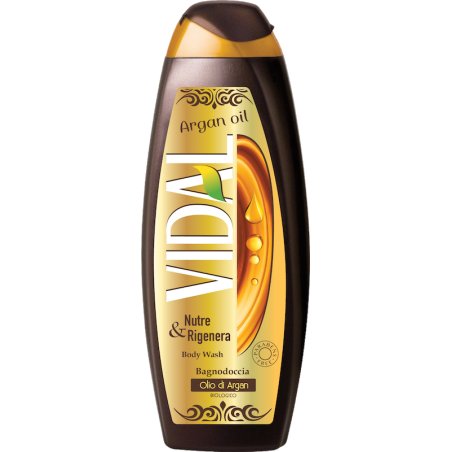 VIDAL Argan Oil Nourishing Body Wash with Organic Argan Oil 500ml