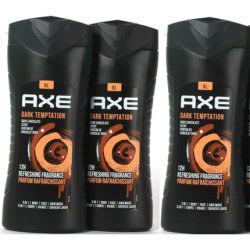 Axe XL 13.5 Ounce Dark Temptation Dark Chocolate 3 in 1 Body Face & Hair Wash