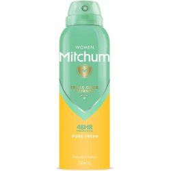 Mitchum Women Triple Odor Defense 48HR Protection Aerosol Deodorant & Anti-Perspirant Pure Fresh 200ml