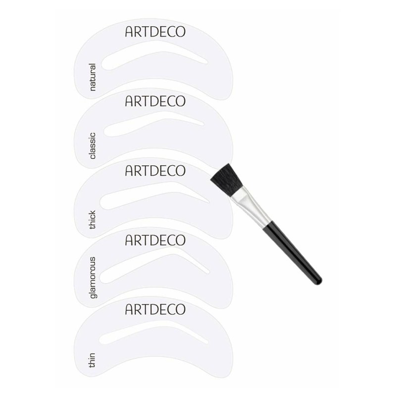 Artdeco 1180-46298 Eyebrow Stencils with Brush Applicator