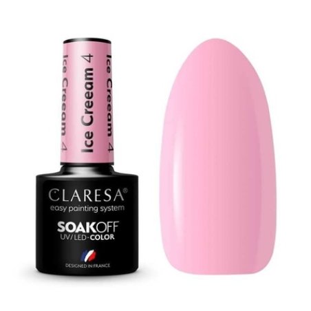 Claresa Ice Cream UV Nail Polish 5ml - Pack of 4