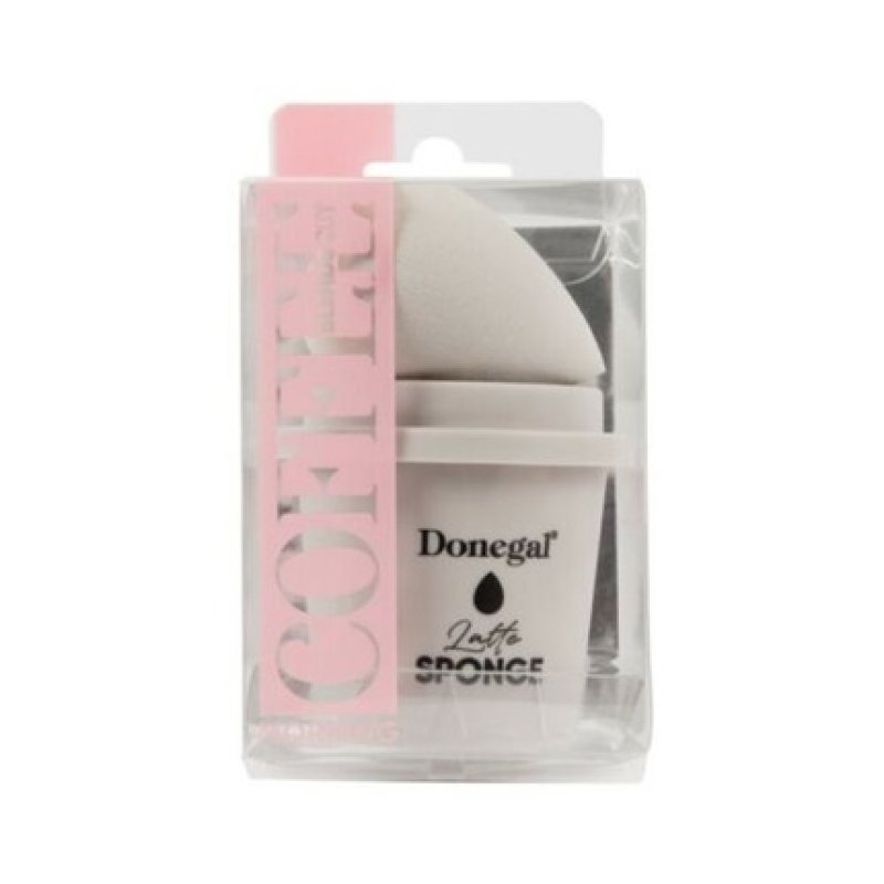 DONEGAL Morning Coffee Latte Makeup Sponge with Case