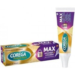 Corega Max Holdcomfort Denture Adhesive Cream - 40 Grams For Up To 12 Hours Of Hold