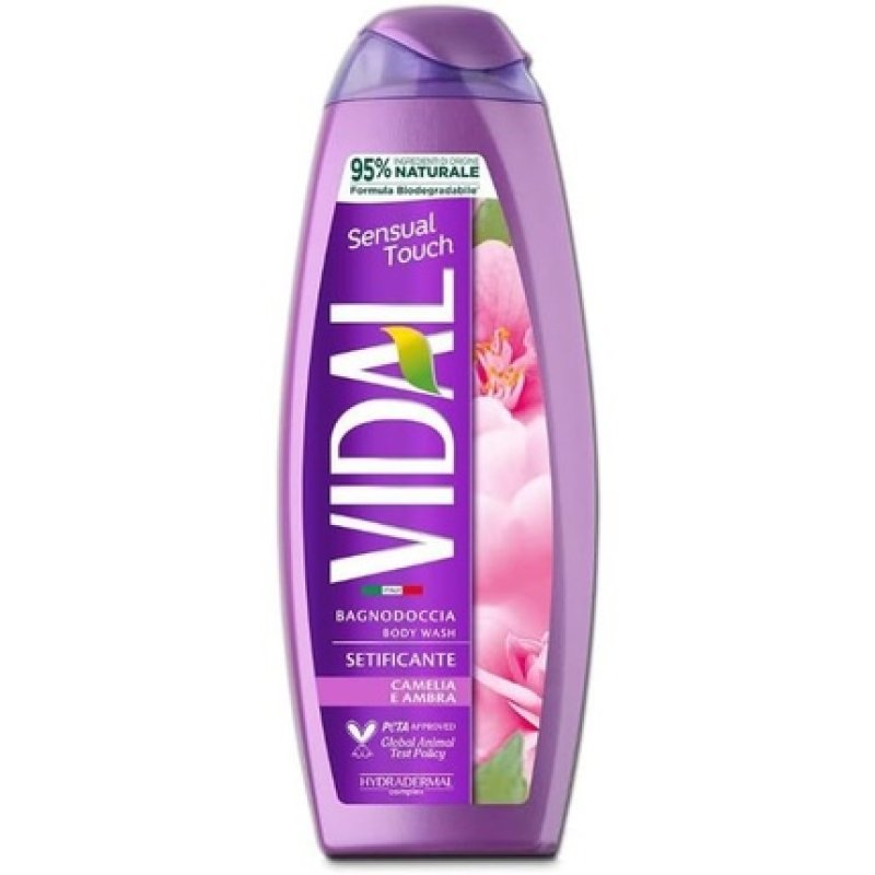 Vidal Body Wash Camellia & Amber 500ml