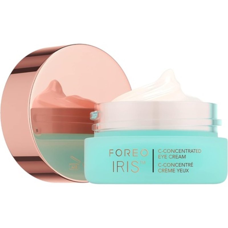FOREO IRIS C Concentrated Brightening Eye Cream for Dark Circles and Puffiness 0.5 oz