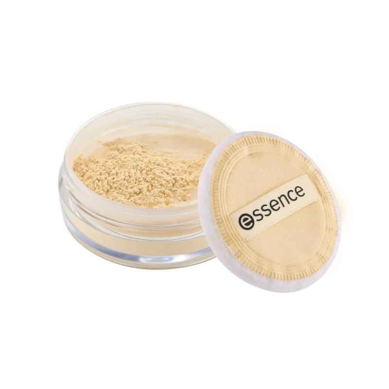Essence Banana Loose Powder Yellow Mattifying Fixing Colour Correcting Translucent Matte Vegan Oil-Free Perfume