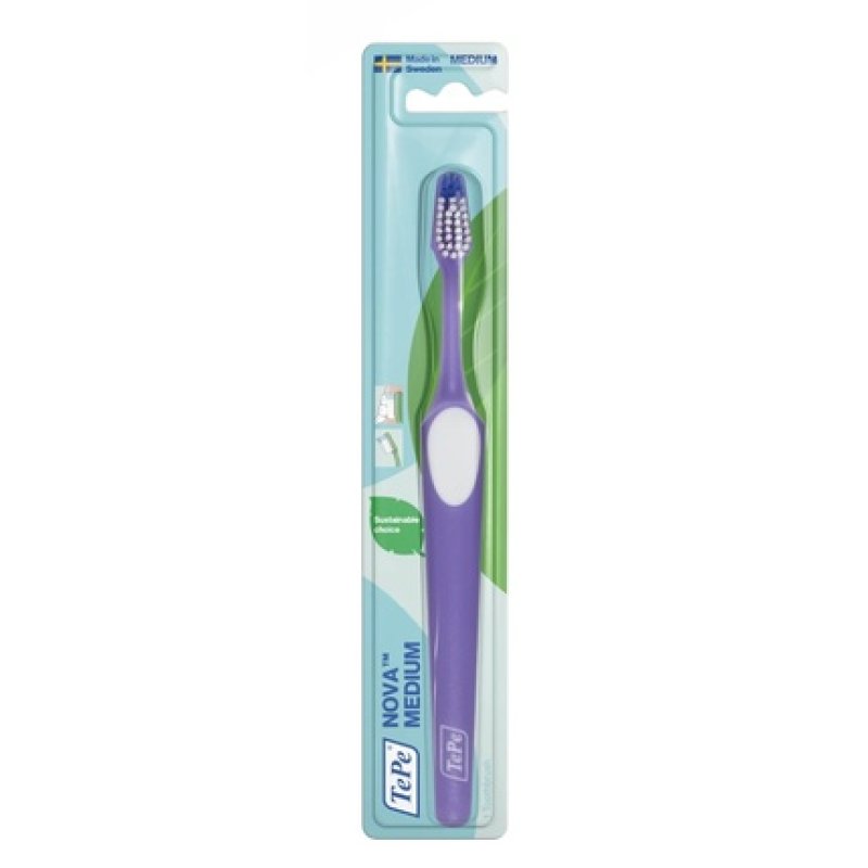 TePe Nova Medium Toothbrush for Effective and Thorough Teeth Cleaning