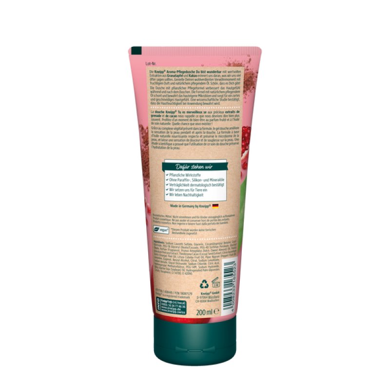 Kneipp 917706 gel douche et nettoyant pour le corps 200 ml Crème de douche Femmes