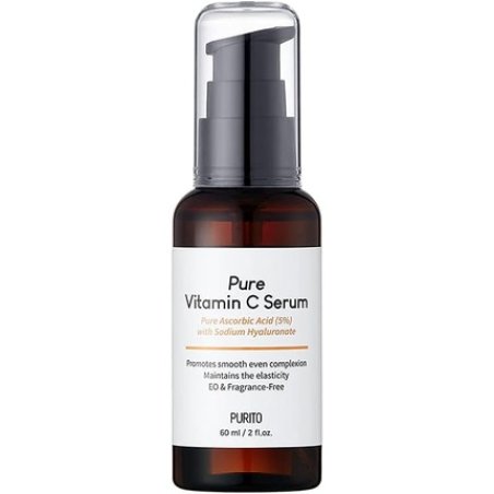 PURITO Pure Vitamin C Serum 60ml 2.0 fl.oz Natural Ingredients Vegan & Cruelty Free Hypoallergenic Calming