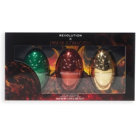 Revolution Beauty House Of Dragon X Revolution Dragon Egg Lip & Cheek Balm Set
