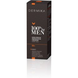 DERMIKA 100% for Men 50 Anti-Wrinkle and Anti-Furrow Moisturizer Face Cream 50ml