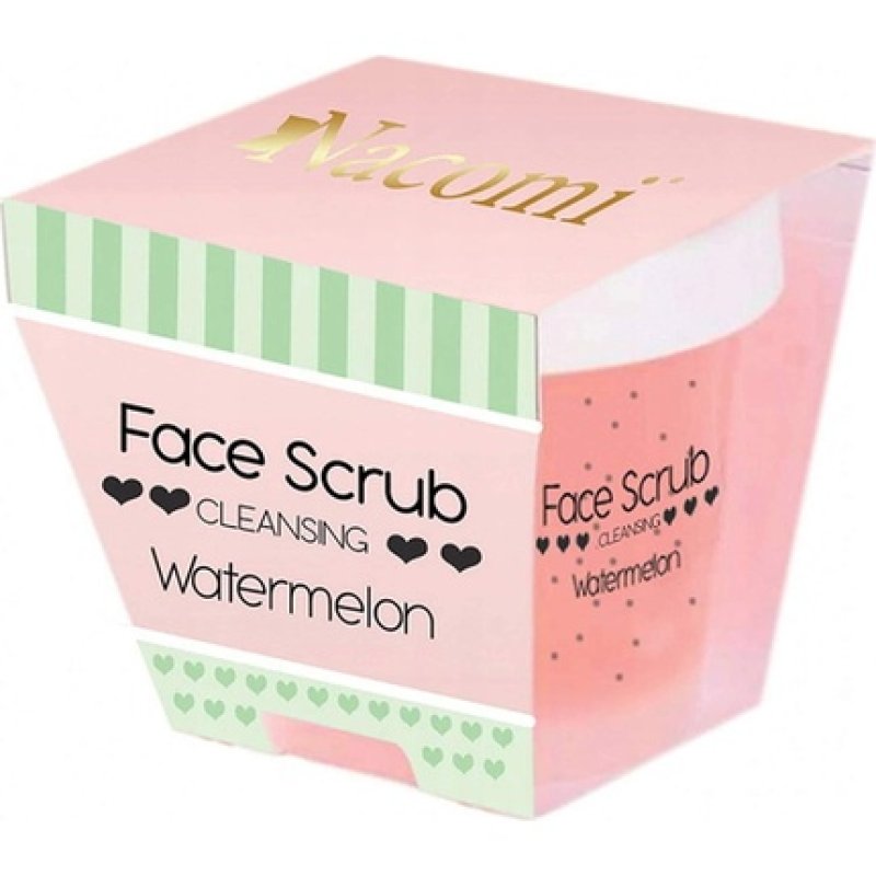 Nacomi Natural Watermelon Face and Lip Scrubs 80g