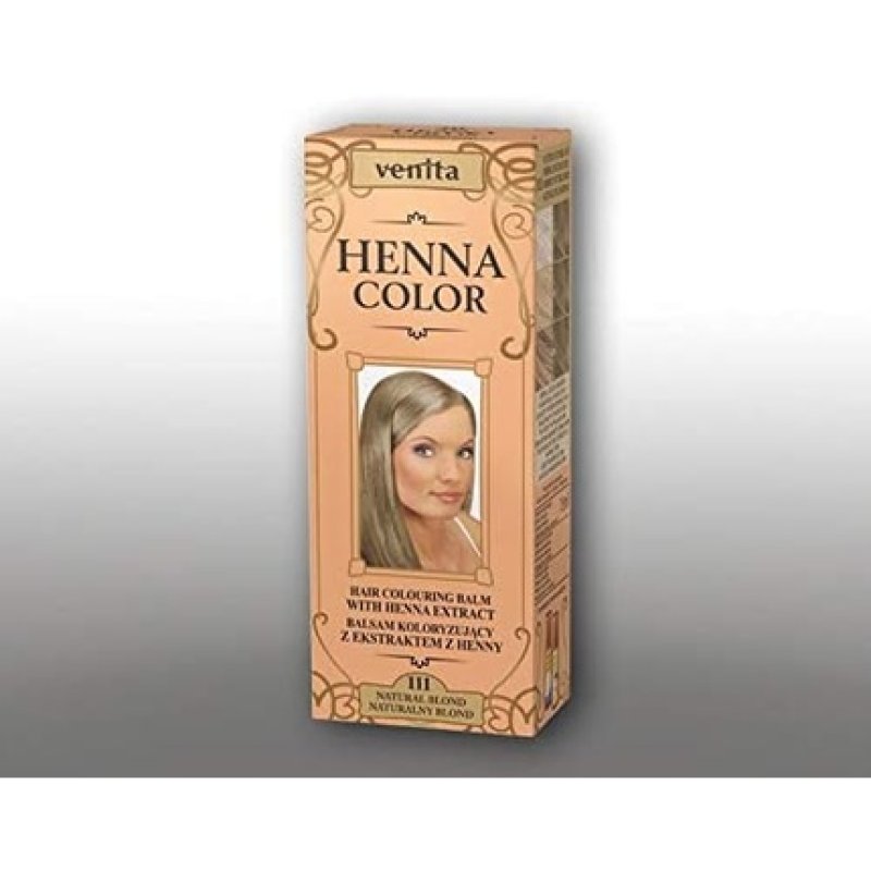 Venita Henna Color Hair Dye 111 Natural Blonde 75ml