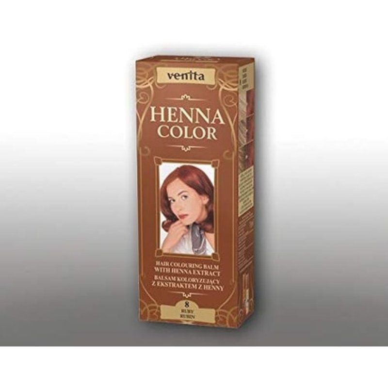 Venita Henna Color Hair Dye 8 Ruby 75ml